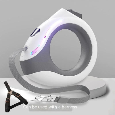 Ausziehbare Hundeleine mit LED-Licht