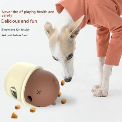 Futterball aus Gummi für Haustiere